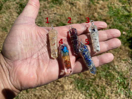 Terminated Pointed Silver Plated Wire Wrapped Gemstone, Crown Chakra, Healing Stone, Bridesmaids Jewelry, Cleansing Stone, Quartz Pendants