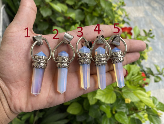 The Healing Power of Opalite: Emotional, Spiritual, and Energetic Benefits, Natural Opalite stone Pendant, Daily wear, Positivity, Boho vibe