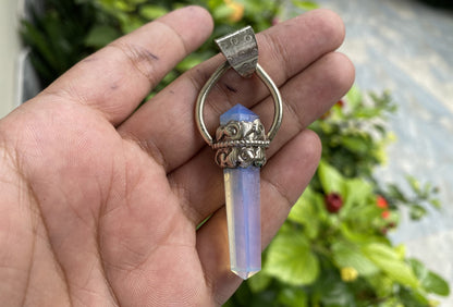 The Healing Power of Opalite: Emotional, Spiritual, and Energetic Benefits, Natural Opalite stone Pendant, Daily wear, Positivity, Boho vibe