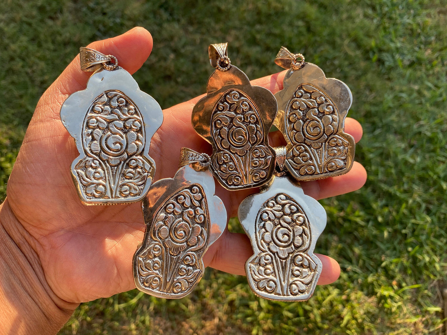 Carved Lord Ganesh Labradorite Pendant, Tibetan Silver Pendant, Deity Jewelry, Hindu Symbolism, Spiritual Accessory, Remover Of Obstacles