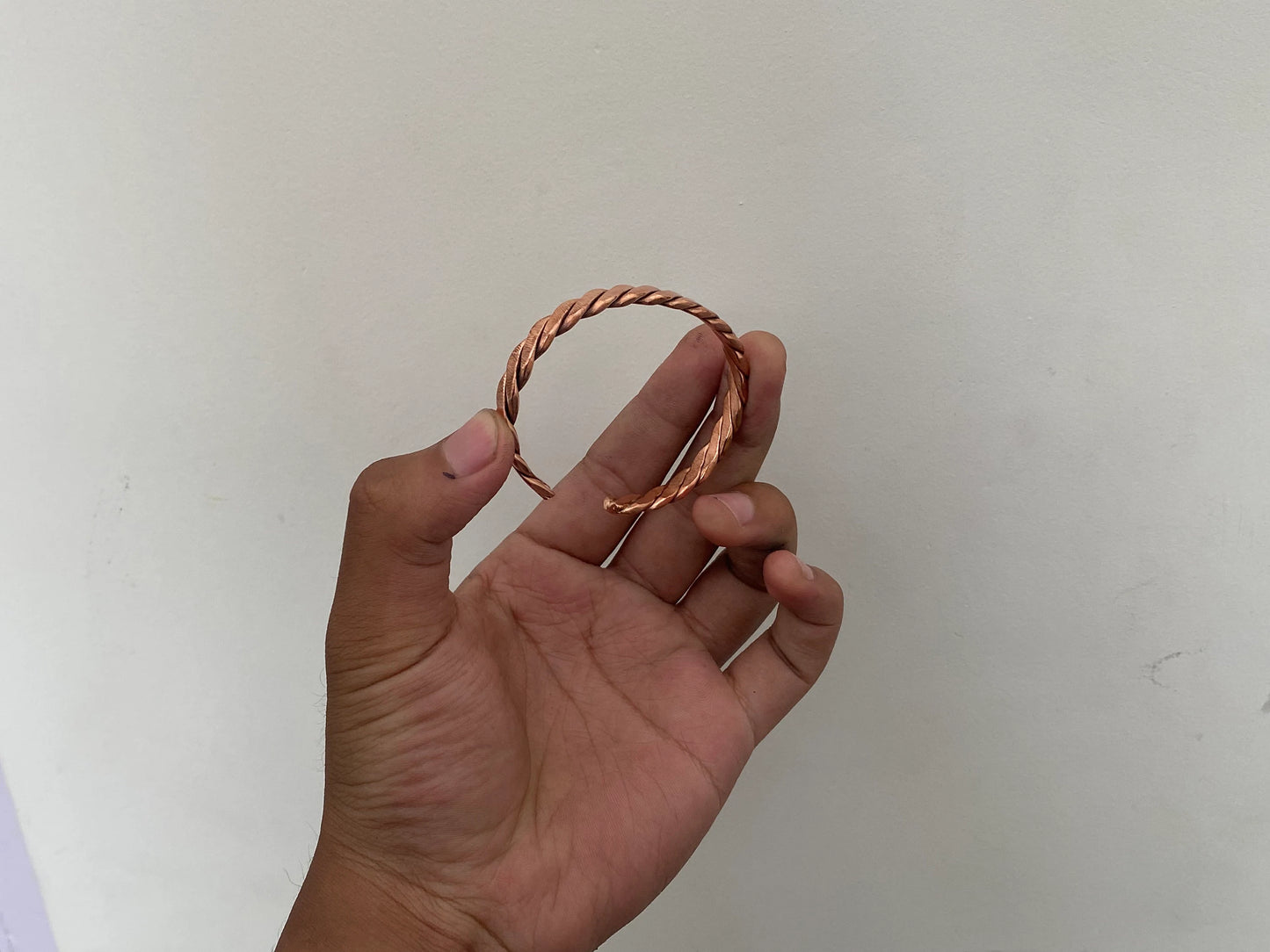 Twisted Pure Copper Bangles, Unisex Bangle, Daily wear Bracelet, Bracelet for Fashion, Healing, meditation, inner peace, Perfect gift idea.