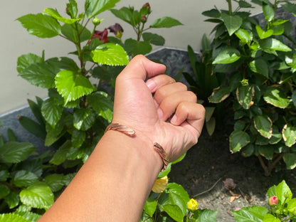 Twisted Pure Copper Bangles, Unisex Bangle, Daily wear Bracelet, Bracelet for Fashion, Healing, meditation, inner peace, Perfect gift idea.