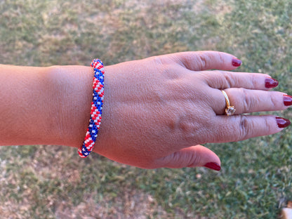 Unity Bracelet, Czech Bead Bracelet, One Size Fits Most, Colorful Nepal Bracelets, Friendship Boho Bracelets, Hand woven Bracelet, Gift Idea