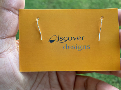 Yellow Sapphire Gemstone Earrings Silver Overlay, Birthstone, Birthday Gift for Girlfriend, Handmade Dangle Earrings, Bridesmaids Gift