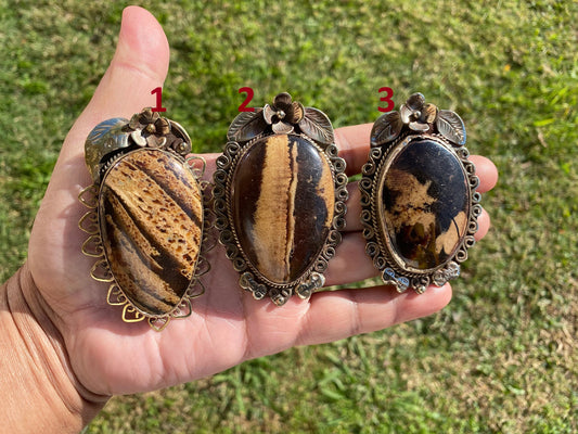 Raw Baltic Amber Tibetan Silver Pendant, Fossilized Amber Jewelry, Ancient Style Amber Pendant, Earthy Bohemian Jewelry, Amber Jewelry Gift