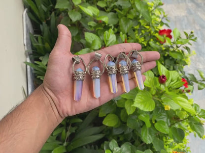 The Healing Power of Opalite: Emotional, Spiritual, and Energetic Benefits, Natural Opalite stone Pendant, Daily wear, Positivity, Boho vibe